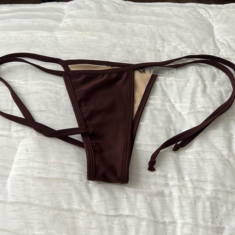 Brown fashion nova bikini bottom ( unused)